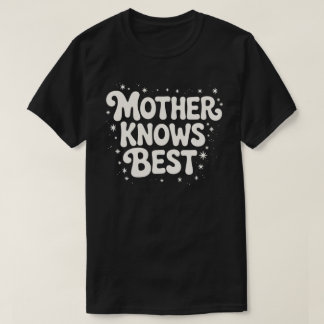 T-shirt Mère connaît le meilleur noir