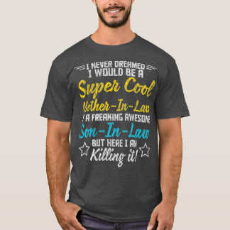 T-shirt Mère Cool vintage En Droit Famille Fière
