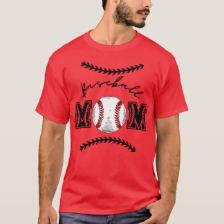 T-shirt Mère de baseball 3