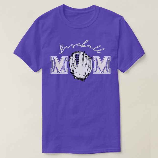 T-shirt Mère de baseball 7 (Design devant)