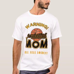 T-shirt Mère De Basket-Ball Drôle Va hurler Fortement Soft