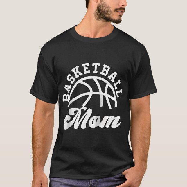 T-shirt Mère de basket-ball Matching Basketball Team Lover (Devant)