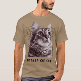 T-shirt Mère de chat
