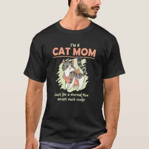 T-shirt Mère de chat féminine Maman chat 2