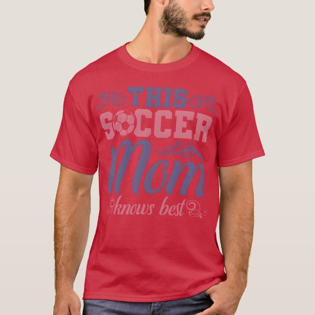 T-shirt Mère de football ami (Devant)