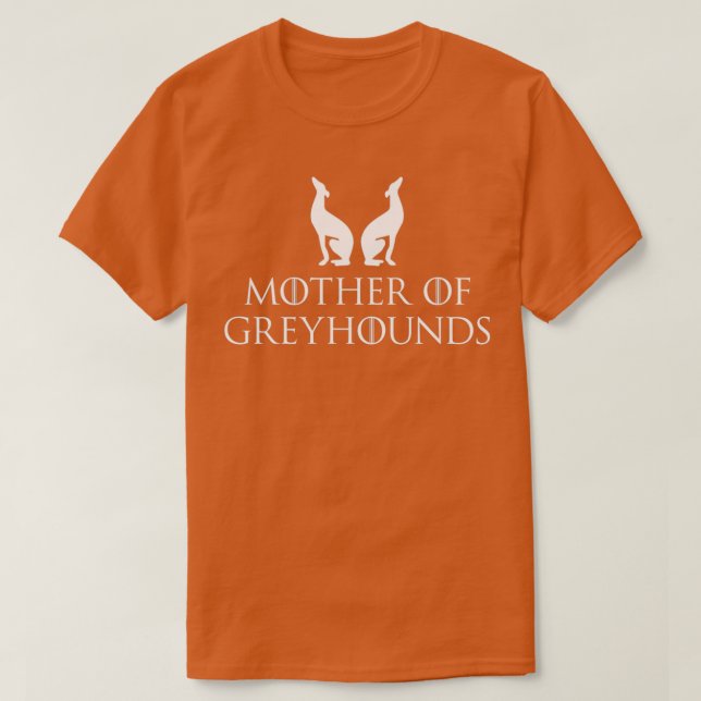 T-shirt Mère de Greyhounds (2)  (Design devant)
