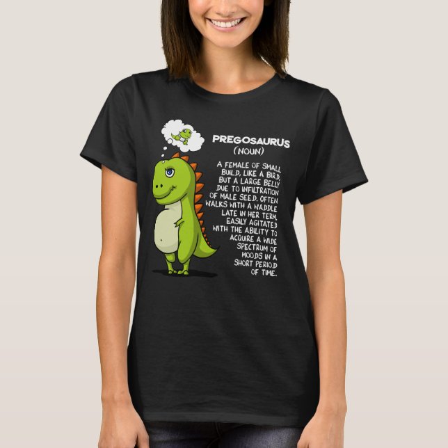 T-shirt Mère de grossesse de maman de dinosaure de (Devant)