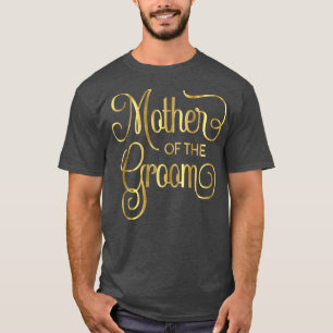T-shirt Mère de la chambre Script Mariage mariée mariée 4