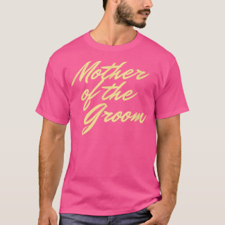 T-shirt Mère de la Groom Jolie fête nuptiale