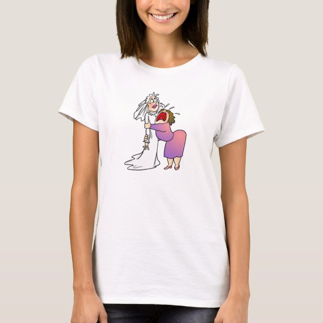 T-shirt Mère de la mariée (Devant)