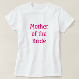 T-shirt Mère de la mariée