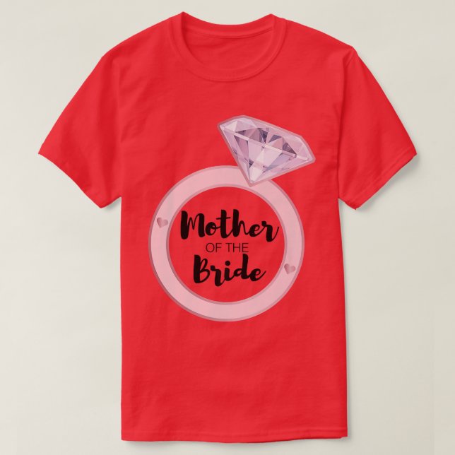 T-shirt Mère de la mariée Bachelorette Mariage Te (Design devant)