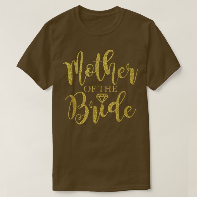 T-shirt Mère De La Mariée Funny Mariage Fête Mère Lov (Design devant)