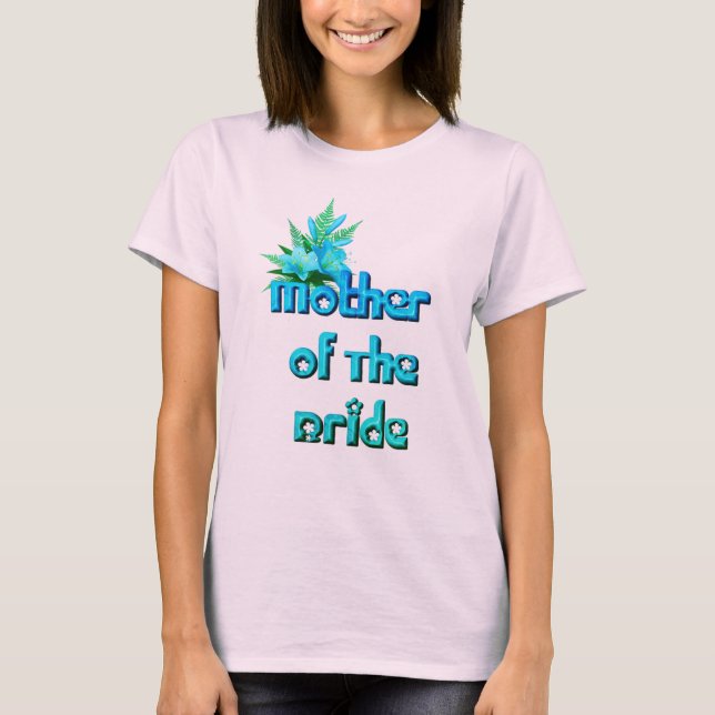 T-shirt Mère De La Mariée Mignonne Mariage (Devant)