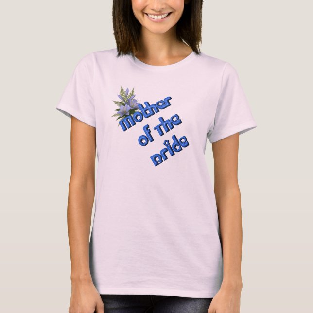 T-shirt Mère De La Mariée Mignonne Mariage Fête De Mariage (Devant)