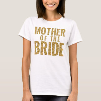 T-shirt Mère de la pièce en t Slouchy d'ÉTINCELLE d'or de