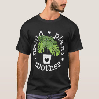 T-shirt Mère de plante fière Maman de plante