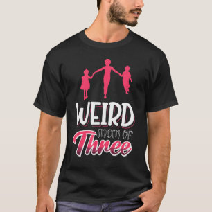 T-shirt Mère De Trois Parents Mère Étrange