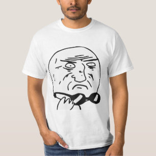 T-shirt Mère de visage Meme comique de rage de Dieu