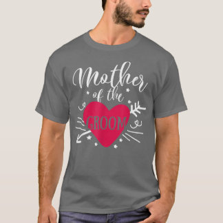 T-shirt Mère Du Groom Arrow Mariage Coeur Et Bachel