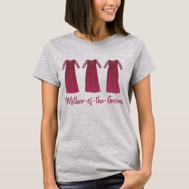 T-shirt Mère du Mariage de la chambre de mariage cadeau Te (Devant)