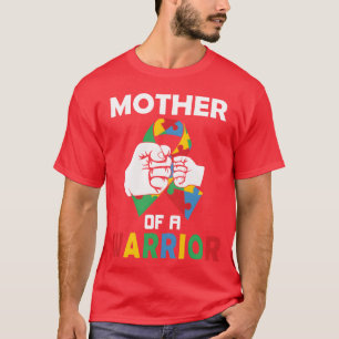 T-shirt Mère d'un garçon de nature guerrière