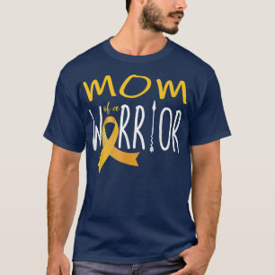 T-shirt Mère D'Un Guerrier Enfance Cancer Sensibilisation