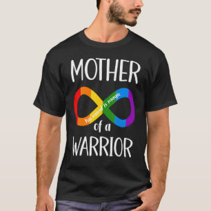 T-shirt Mère D'Un Guerrier Famille Mère World Autism Award