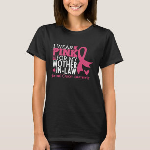 T-shirt Mère En Droit Famille Correspondant Cancer Du Sein