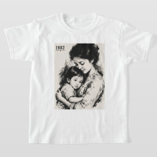 T-shirt Mère & Enfant Vintage 1982