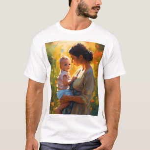 T-shirt Mère et fils correspondants"