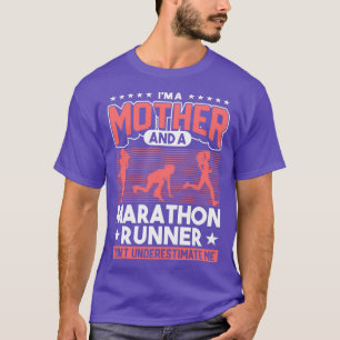T-shirt Mère et Marathon coureur de la maman Fitness