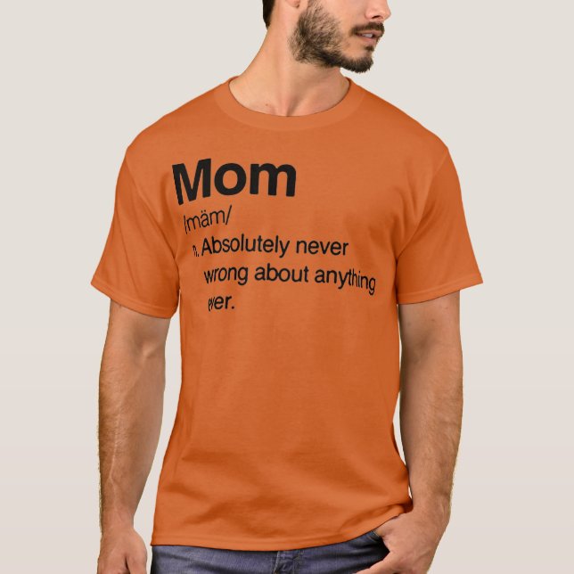T-shirt Mère Fête MamanS Noun Dictionnaire MamanS Cadeau (Devant)