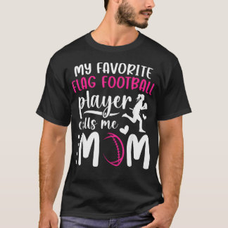 T-shirt Mère fière de football à drapeau d'un joueur de fo
