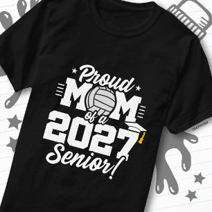T-shirt Mère fière de la diplômée de la promotion 2027 en