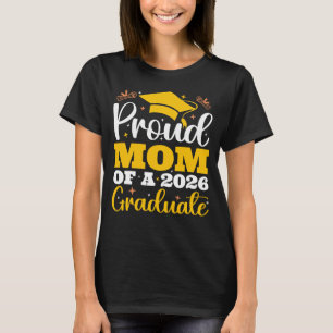 T-shirt Mère fière d'une remise de diplômes personnalisée 