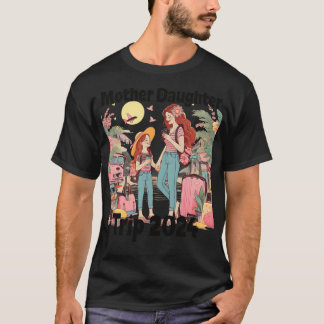 T-shirt Mère Fille Voyage Famille Réunion Vacance d'été