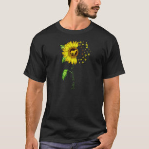 T-shirt Mère Golden Retriever Tournesol Golden Retriever