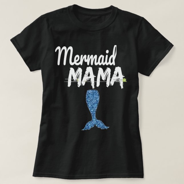 T-shirt Mère grand-mère maman fête d'anniversairePapa mama (Design devant)