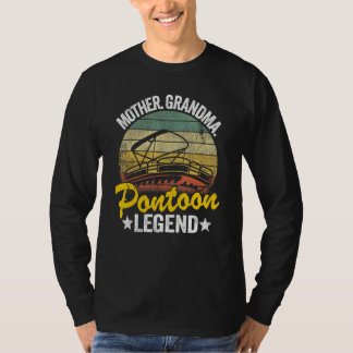 T-shirt Mère Grand-mère Ponton Légende Lac Vie Femmes Pont