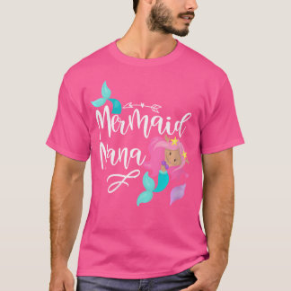 T-shirt Mère-grand sirène féminine