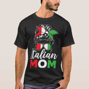 T-shirt Mère Italienne Europe Pays Voyage Italie Mères Da