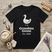 Mère l'Oie Drôle Année C Est Canard Caractère Mign