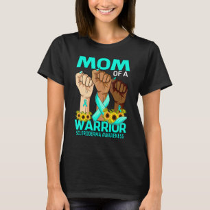 T-shirt Mère Mère D'Un Guerrier Scleroderma Sensibilisatio
