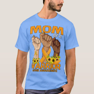 T-shirt Mère Mère D'Un Guerrier TDAH Sensibilisation Tourn