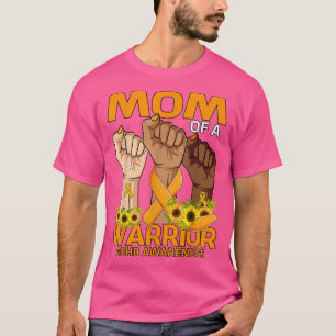 T-shirt Mère Mère D'Un Guerrier TDAH Sensibilisation Tourn