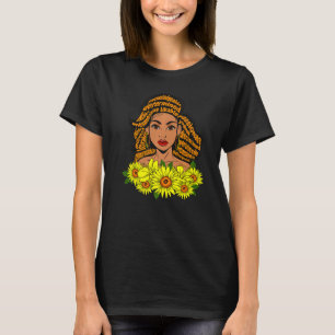 T-shirt Mère noire enseignante infirmière éduquée Sista Mé