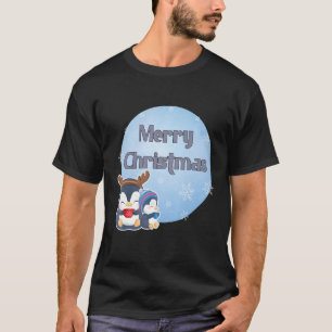 T-shirt Mère pingouin avec bébé 1