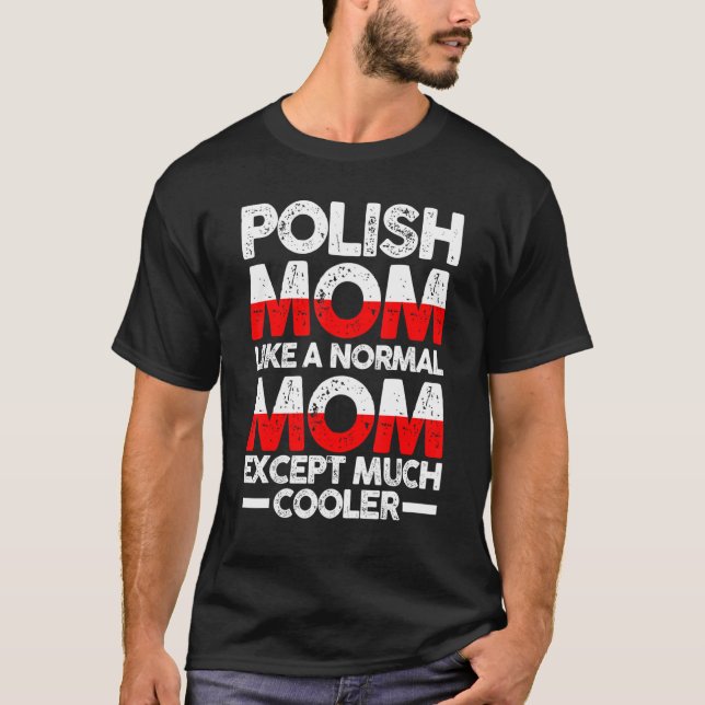 T-shirt Mère polonaise Mama Pologne (Devant)