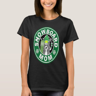 T-shirt Mère Snowboard Maman pour Femmes Mère Snowboard